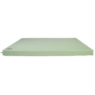 JEFlex - grüne Weichbodenmatte & Turnmatte 150 x 100 x 8 cm MADE IN GERMANY/Gymnastikmatte/platzsparende Fitnessmatte & Yogamatte/dicke Sportmatte für Kinderzimmer