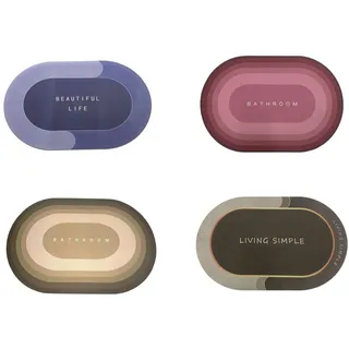 TEMPO DI SALDI Badteppich mit Mehreren Schichten, super saugfähig, weich und rutschfest