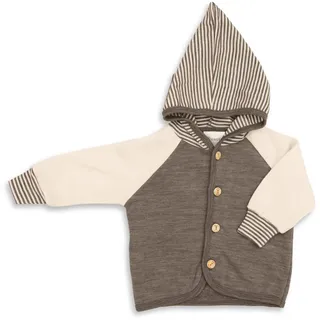 Engel Kapuzenjacke Kinder Freizeitjacke, Parkas beige Größe 74 Lifestyle Hautfreundlich Merinowolle