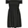 Shirtkleid Schwarz S