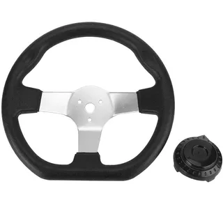 KIMISS Universal Sportlenkrad 270mm Lenkrad für Rennwagen Zubehör