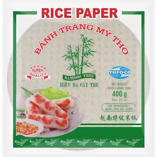 Bamboo Tree Reispapier Sommerrolle Rund 22cm 400g