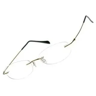 Fossil Brillengestell aus Titan Grün | Gr.: onesize