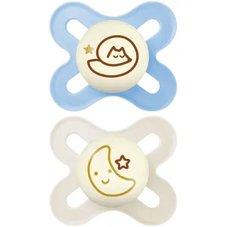 MAM Original Start Night Silikon 0-2 blue 617014