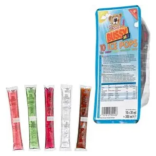 Bussy Wassereis Schleckdrinks Mix, 5 Sorten, je 30 ml, 10 Stück