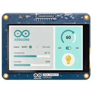 Arduino GIGA Display Shield Touchscreen-Monitor 10.1cm (3.97 Zoll) 800 x 480 Pixel