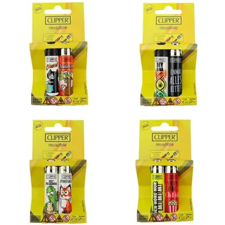 Clipper Feuerzeug 2er Set