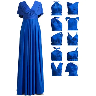 72styles Infinity Brautjungfernkleider,Abendkleid Damen lang,Wickelkleid - Einheitsgröße Große Größen