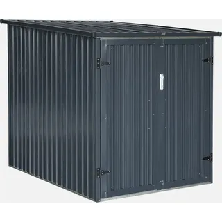 sweeek Fahrradunterstand aus verzinktem Stahl mit Verankerungsset 2 Fahrräder