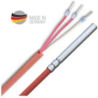 ENVIRON Temperaturfühler Pt100 3-leiter Mit Silikon-Leitung bis 250°c,