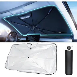 NEUHOO Auto Zubehör Sonnenschutz für Peugeot Rifter L2 2018-2023 2024, [Nano-Eiskristall-Beschichtungen] Frontscheibe Sonnenblende