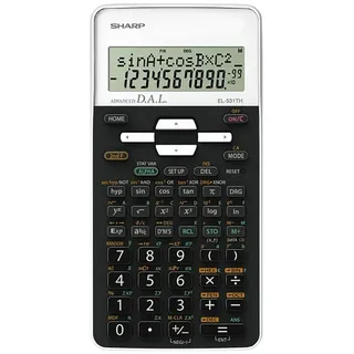 Sharp EL-531TH Schulrechner weiß