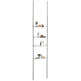 Idimex Duschregal, Chrom, Metall, Mode, 59x250x16 cm, Badezimmer, Baden & Duschen, Duschablagen
