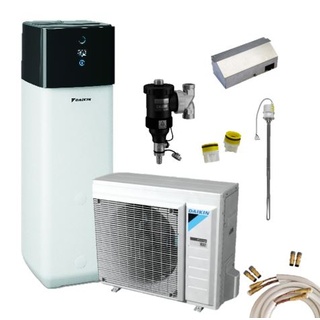 Daikin Luft-Wasser-Wärmepumpen Set  Altherma 3 R | 8 kW + 300 L | H+K