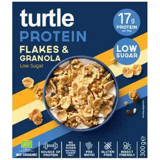 Turtle High Protein Flakes & Granola bio
