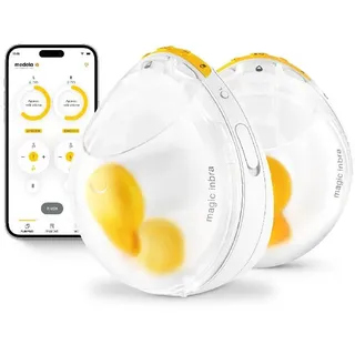 Medela Magic InBra tragbare kabellose Doppel-Milchpumpe mit App-Steuerung, NEU