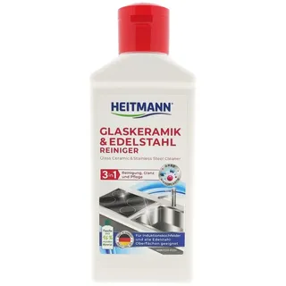 Heitmann Glaskeramik- und Edelstahl-Reiniger 3 x 250 ml