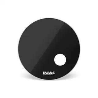 Evans EQ3 Resonanz Schwarz Bassdrumfell 26 Zoll