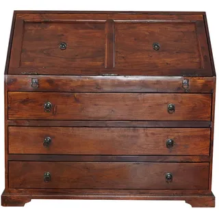 Massivmoebel24 Sekretär Akazie 107x50x100 nougat lackiert Oxford #515