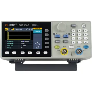 OWON DGE3032 Funktionsgenerator 30MHz, 2 Kanal, 14 BIT, Arbitrary Waveform Gener...