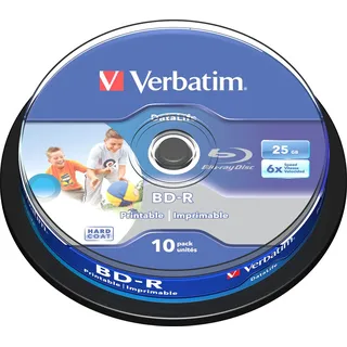 Verbatim BD-R 25GB 6x Speed DL Wide Printable CB