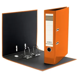 Livepac-Office Aktenordner / DIN A4 / 75mm breit / Farbe: orange