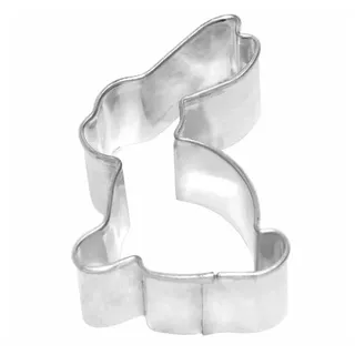 RBV Birkmann Birkmann, Ausstechform Hase Sitzend, Weißblech, 5cm