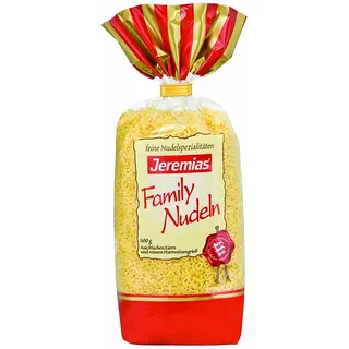 Jeremias Suppen Buchstaben Frischei Family Nudeln 500g 4er Pack