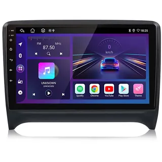 Carplay Autoradio Für Audi TT MK2 8J 2006-2014 Android 15 GPS Navi WIFI BT USB FM RDS 1+32G