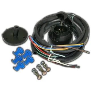 1 Universal 12V E-Satz AHK Dose 7-polig PKW Anhänger Elektrosatz Anhängerkupplung Neu Old-Harvest