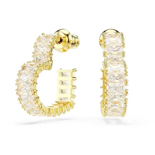 Swarovski Creolen Matrix Weiß 5693512 18k vergoldet Klein