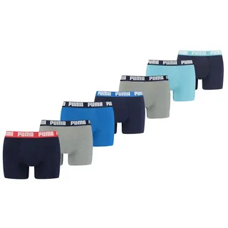 Puma 7er Pack Boxershorts Blue Combo M