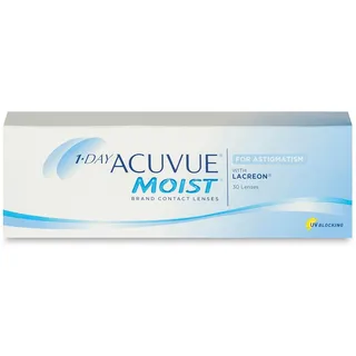 Acuvue Johnson & Johnson 1-Day Acuvue Moist for Astigmatism 30 Stück/ Torische Kontaktlinse
