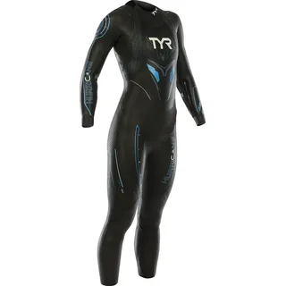 TYR Damen Womens Hurricane C5 Wetsuit Combinaison Triathlon, Noir bleu, S