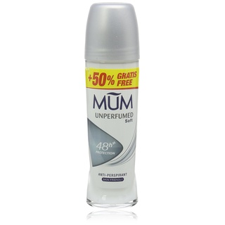 Mum Deo Extra Fill Unparfümiertes Roll-On 75 ml - 6er Pack