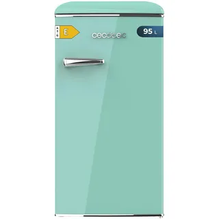 Cecotec Bolero Coolmarket TT Origin 103 Green E. Mini-Kühlschrank, Grün, 89,3 cm hoch und 48,7 cm breit, 95 l Fassungsvermögen und Energieeffizienzklasse E