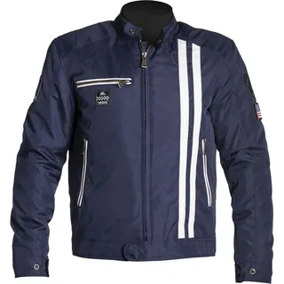 Helstons Cobra Snake Jacke Blau/Weiß XL