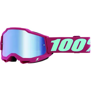 100% Accuri 2 Excelsior Crossbrille verspiegelt Pink/Mint Grün Blau Verspiegelt