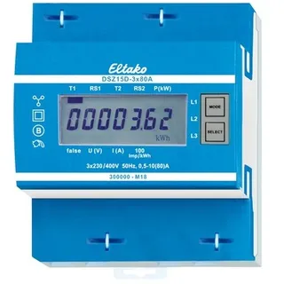 Eltako DSZ15D-3x80A MID Drehstromzähler digital 80 A MID-konform: Ja 1 St.