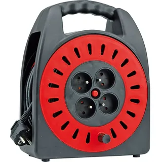 TRIZERATOP Kunststoff Kabeltrommel 3x1mm IP20 15 - 30m Verlängerungskabel bunt