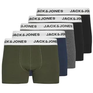 Jack & Jones Junior Trunk JACBASIC WHITE WB TRUNKS 5 PACK NOOS JNR schwarz 176