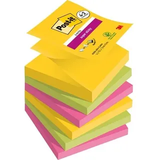 Post-it Haftnotizen Super Sticky Z-Notes 76 x 76 mm 4+2