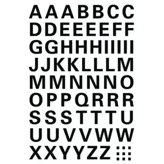 Herma Klebebuchstaben A-Z 10 mm 63 Stück
