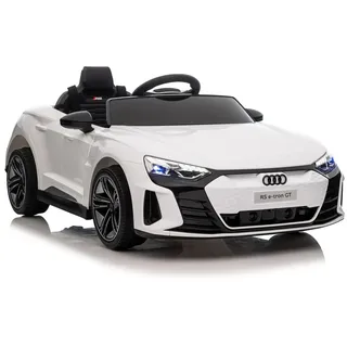 Toys Store Audi GT Kinder Elekto auto Kinderauto Kinderfahrzeug Kinder Elektroauto E-Tron weiß