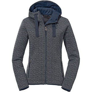 Schöffel Damen Aurora Fleece Hoodie Jacke (Größe S, blau)