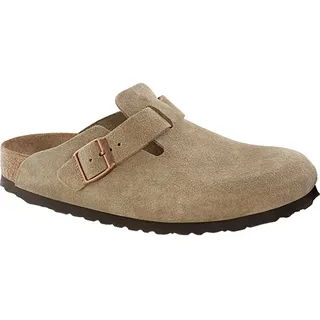 Birkenstock Boston Weichbettung Veloursleder taupe 46