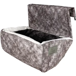 KaraLuna Heizungsliege | Auch für große Katzen geeignet I Katzenbett Heizung Hängehöhle Katze Katze Heizung Hängematte Heizkörperliege Katzen Heizungsliege Katzen XXL (Braun)