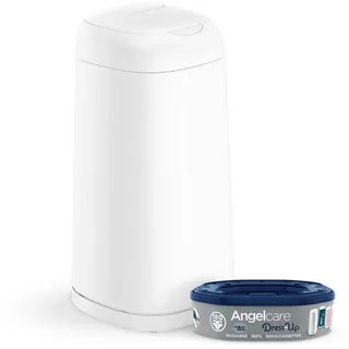 Angelcare Windeleimer "Dress Up", weiß lackiert