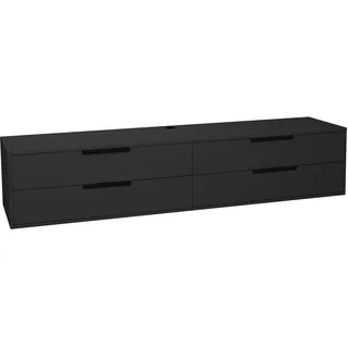 Mäusbacher Bonnie Lowboard 216x47x45 cm Anthrazit matt/Metall/Holzwerkstoff