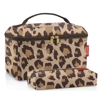 Reisenthel beautycase Set Leo Macchiato - Unser Geschenkset aus Beautycase und rechteckiger Tasche Feiertage!